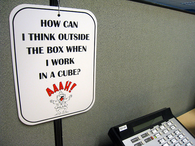How can I think outside the box when I work in a cube
