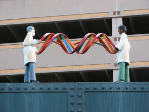 DNA Statue