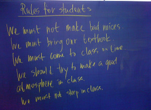 Rules for Students.flickrCC.MichaelStout
