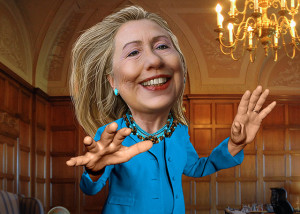 Hillary Clinton caricature.flickrCC.DonkeyHotey