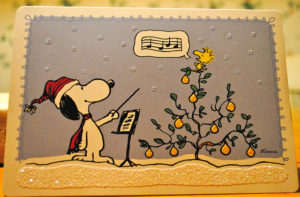 Snoopy Xmas card.flickrCC.LeeCannon
