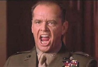  Jack Nicholson (as Col. Nathan R. Jessep) Nicholson’s shouted response to Tom Cruise (playing Lt. Daniel Kaffee) in the movie A Few Good Men (1992).
