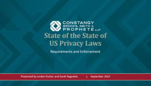 Constangy Webinar: State of the State Data Privacy Laws