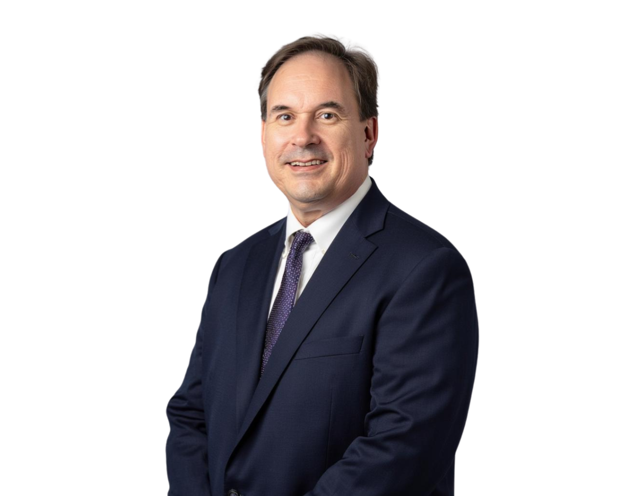 Ray Poole, labor and employment attorney in Jacksonville, Florida, wearing a navy suit and smiling.