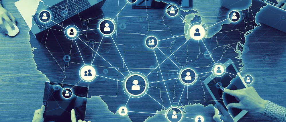 Computer network of United States of America.