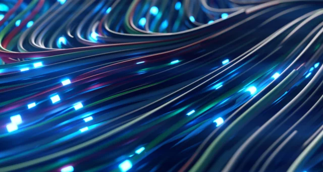 Wires. Electrical wiring in technical rooms. A bunch of thick electrical cables.