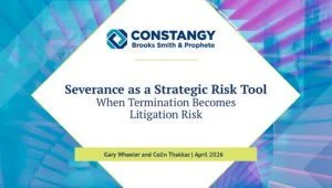 Severance Webinar April 2026 Title Slide