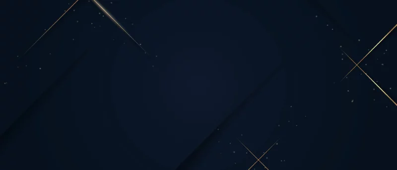 Luxurious dark blue background with sparkling gold and glitter. modern elegant abstract background