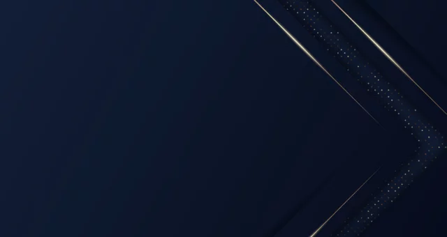 Luxurious dark blue background with sparkling gold and glitter. modern elegant abstract background