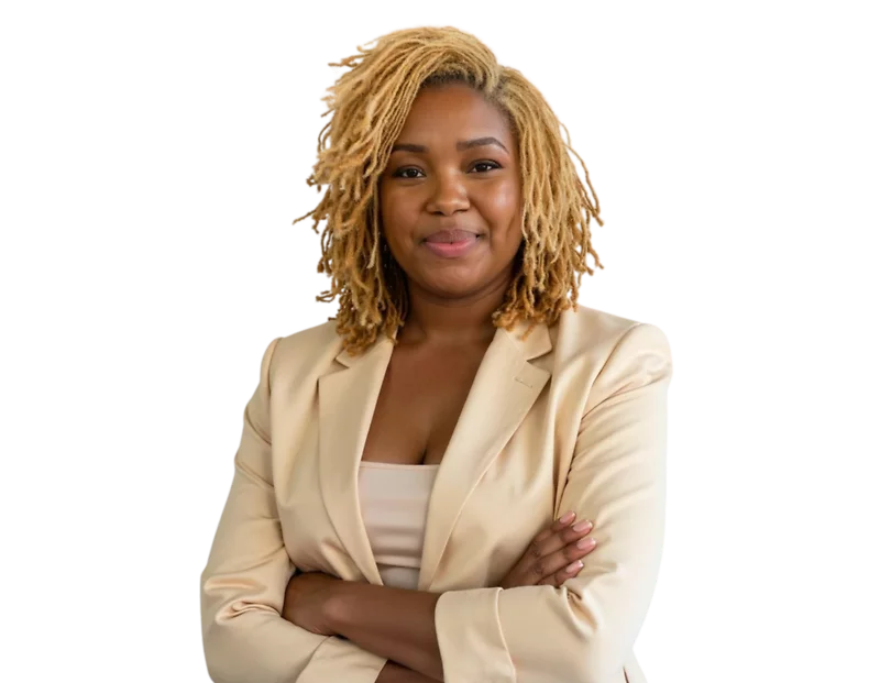 Professional headshot of Constangy attorney, Darianne Young, wearing a cream colored blazer and top.